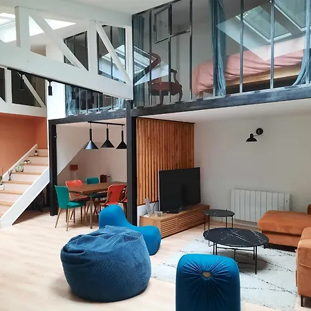 Loft 4-5 Personnes A Montmartre - Parking Prive Sur Reservation Homestay